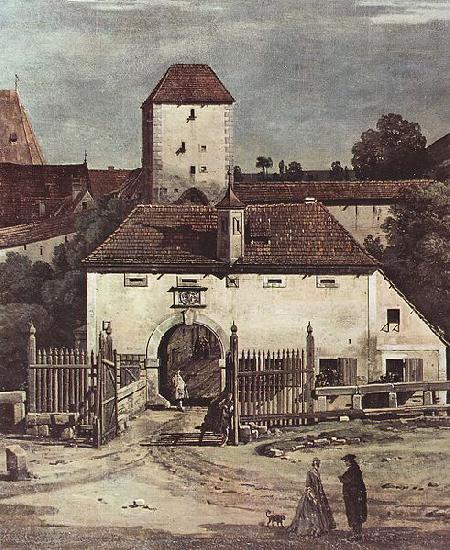 Bernardo Bellotto Ansicht von Pirna, Pirna von der Sudseite aus gesehen, mit Befestigungsanlagen und Obertor (Stadttor) sowie Festung Sonnenstein France oil painting art
